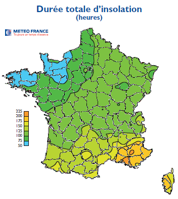 Ensoleillement octobre 2012