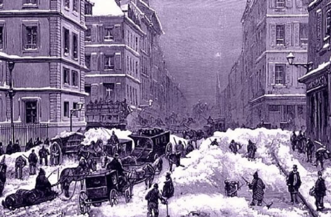 Fig. 1: Paris en décembre 1879; Source: FranceInfo