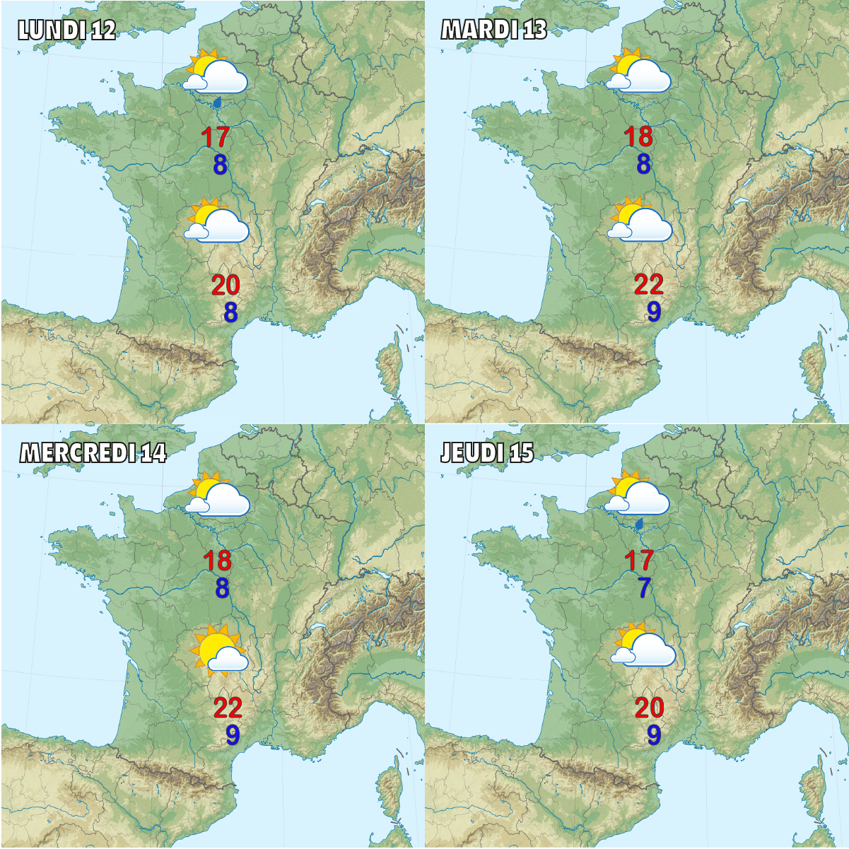 Prévisions météo