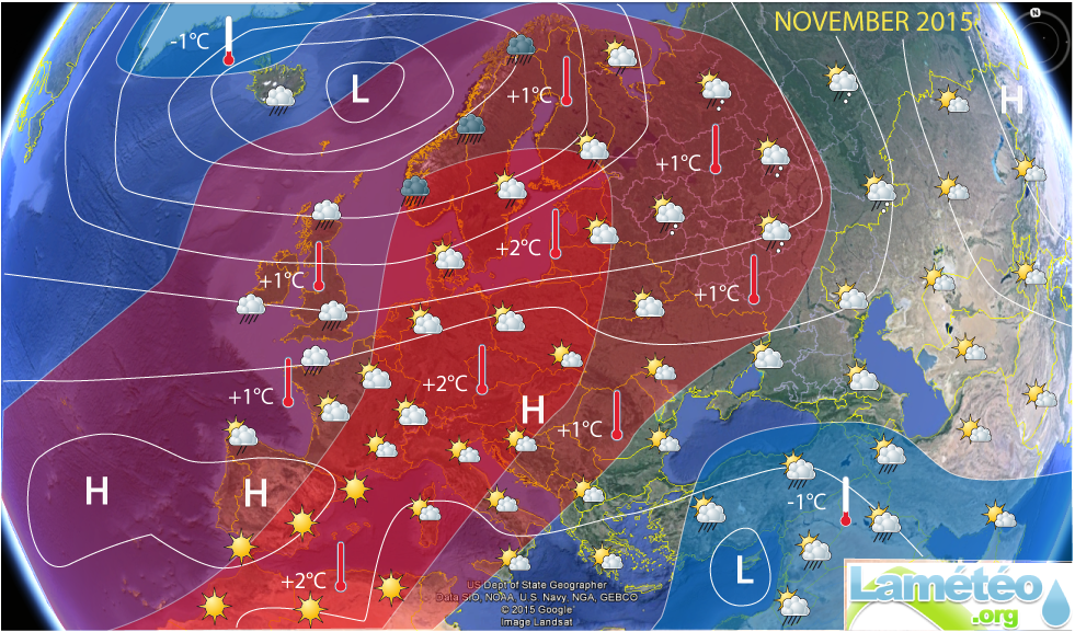 Tendances saisonnières novembre 2015